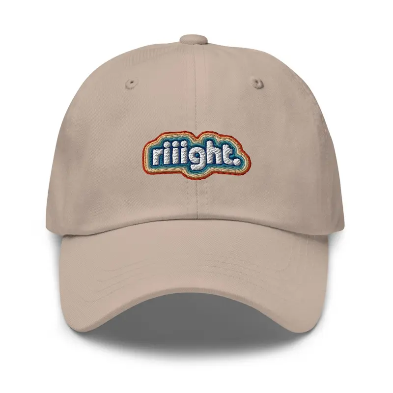 Riight Co. Embroidered Dad Cap